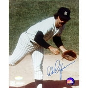 Ed Figueroa Autographed NY Yankees Pitching 8x10 Photograph