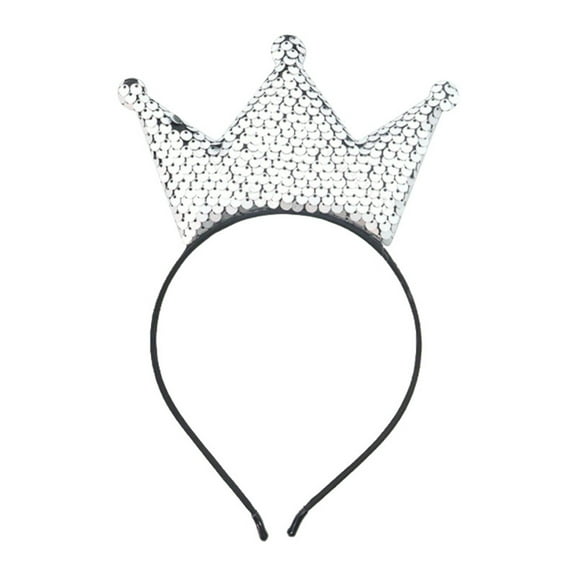 Sparkling Sequined Crowns Hairband With Colorful Design Little Girl Birthday Party Accessory Sparkling Headpiece