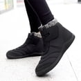 thumbnail image 6 of Women Winter Snow Boots Warm Furry Lined Ankle Booties Hook and Loop Outdoor Walking Womens Boots, 6 of 14