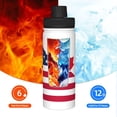 thumbnail image 5 of Haiem USA Canada Flag Printed Sports Insulated Kettle 18oz stainless steel kettle Leak-proof Water Bottle,Double-wall Insulated Bottle for Travel,Sports,Fitness, 5 of 7