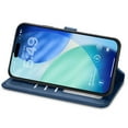 thumbnail image 6 of Decase Flip Solid Case for iPhone 17 Pro Max,Fashion PU Leather Wallet Case Flip Card Holder Kickstand Hybrid TPU Shell,Shockproof Folio Cover Compatible with Apple iPhone 17 Pro Max 2025,Blue, 6 of 10