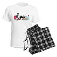 thumbnail image 4 of CafePress - Makeup Love Women's Light Pajamas - Women's Short Sleeve Print T-Shirt and Pants Light Cotton Pajama Set, 4 of 7