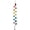 Rainbow, variant on In the Breeze 4250 — Rainbow Curlie Spinner, 24-Inch Colorful Wind Spinner, Outdoor Decoration, Hot Air Balloon Accessory