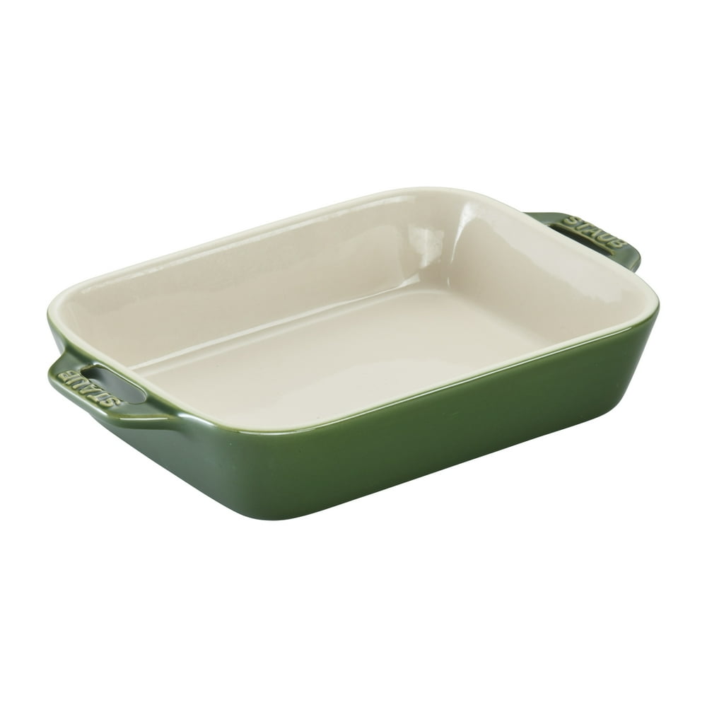 Staub Ceramic 7.5" x 6" Rectangular Baking Dish Basil