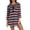 Indigo, variant on La Blanca Womens Sailor Beachwear Lace-Up Cover-Up