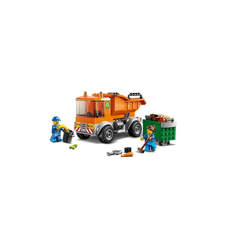 romantisk Indlejre sekundær LEGO City Great Vehicles Garbage Truck 60220 - Walmart.com