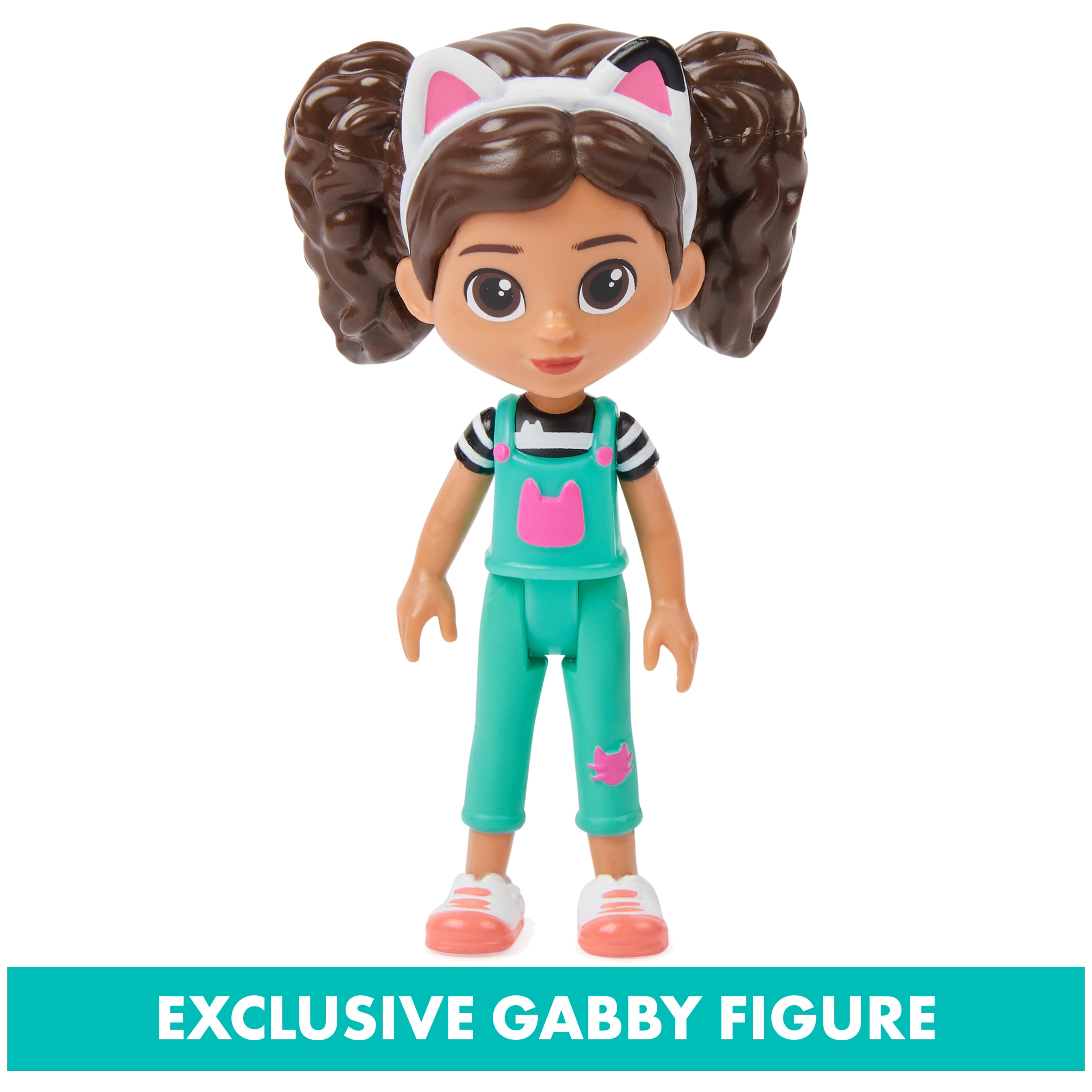 Gabby's Dollhouse, Coffret de figurines Gabby et Kico la chalicorne, Avec  accessoires et jouets surprises