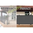 thumbnail image 3 of Écran de Confidentialité pour Balcon Écran de Protection de Confidentialité Polyester Imperméable (PES) 0.9 x 5m pour Jardin Extérieur avec Balcon, Anthracite, 3 of 5