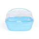 thumbnail image 1 of Methold Reemplazo de jaula portátil para ratón, reutilizable, lavable, Color sólido, tapa transparente, viaje, mascota, porta ratones, Aseo de mascotas Azul, 1 of 6