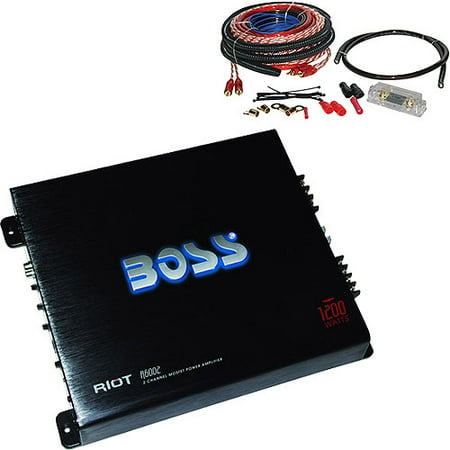 Your Choice Amplifier and 4-Gauge Car Amplifier Installation Kit Bundle