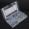 thumbnail image 4 of Four Claw Nut,135pcs Carbon Steel Four Nut Assortment Kit Assortment Nut Power Packed Performance, 4 of 8