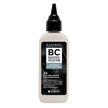 Clairol Beautiful (AGS) Advanced Gray Solution Collection #2A Rich Dark Brown 3oz (Pack of 3)