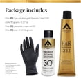 thumbnail image 3 of Hair Solution Gold 90 grams / 3.17 oz Hair Dye Cider 0.00 Color - Hair Dye Permanent + Peroxide Cream Vol 30  + Hair Care Gloves, 3 of 8