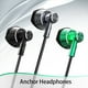 thumbnail image 4 of Seitruly Auriculares con cable de 3,5mm, micrófono de condensador, volumen ajustable, auriculares internos para chat en línea, auriculares de recogida Cables de audio/vídeo Verde, 4 of 6