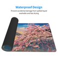 thumbnail image 3 of Naloa Cherry Blossoms Gaming Mouse Pad Large Mouse Mat Long Extended Desk Pad Non-Slip Rubber Mice Pads Stitched Edges Thin Pad (16x29.5 Inch), 3 of 8