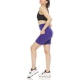 thumbnail image 2 of Women's High Waist Tummy Control Yoga Biker Shorts (Sizes, S-XL), 2 of 4