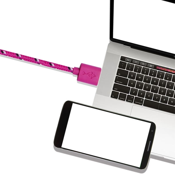 Cargador móvil de color 1 tipo C/USB con puerto de datos para teléfono y cargador
