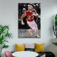thumbnail image 6 of Christian McCaffrey Poster Canvas Poster Poster Decorative Painting Canvas Wall Art Living Room Posters Bedroom Painting 24x36inch(60x90cm), 6 of 6
