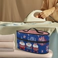 thumbnail image 2 of HELLHERO American Flag Fireworks Design Portable Iron Organizer Portable Steam Iron Case, Case Only, 2 of 6