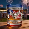thumbnail image 3 of WDOBM 250th Anniversary Whiskey Glasses, 250 Anniversary Glasses Merchandise, Patriotic Bourbon Glass, 4th Of July Decor, Commemorative Keepsake Gifts for Men, Father's Day Gifts, 3 of 7