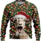 thumbnail image 2 of Suéter navideño con estampado divertido de animales de cabra y mangas largas para hombre 2024, sudaderas de moda para mascotas, gatos y perros, 2 of 5