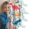 thumbnail image 3 of Blackout Kids Curtains,Cute Dinosaur Pattern Childrens Insulated Curtains Set Of 2,Bedroom Essentials,Toddler Room Decor 52x84in(132x213cm), 3 of 4