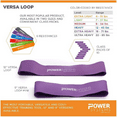 thumbnail image 4 of Power Systems Versa Loop Resistance Bands – Set of 6 for Full Body Workouts at Home or Gym, 4 of 5