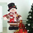 thumbnail image 2 of Adornos navideños para el hogar Adornos de mesa navideños Adornos de mesa navideños Muñeca navideña como se muestra, 2 of 5