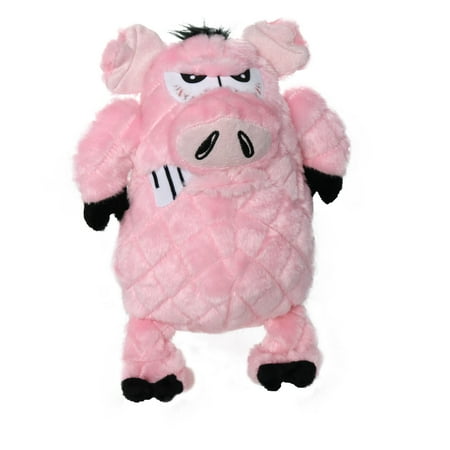 UPC: 0180181910425 | Mighty Angry Animals Pig-Durable  Squeaky Plush Dog Toy