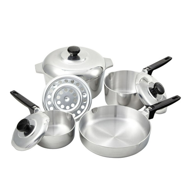 Imusa 8Piece Cast Aluminum Cajun Cookware Set