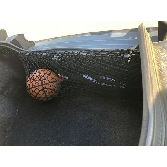 EACCESSORIES EA Trunk Organizer Cargo Net for Dodge Challenger 2008-2023 – Envelope Style Cargo Net for Coupe – Premium Mesh Car Trunk Organizer Vehicle Carrier Storage – Compatible with Challenger