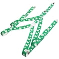 thumbnail image 2 of EeaseMX 2 tirantes elásticos de 2,5 cm de ancho con diseño de trébol de cuatro hojas y 3 clips para hombre y mujer (trébol dorado), 2 of 8