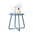 thumbnail image 3 of Simenmax Side Table, Round Coffee Tea End Table, Modern Sofa Side Table for Living Room, Bedroom, Blue, 3 of 7