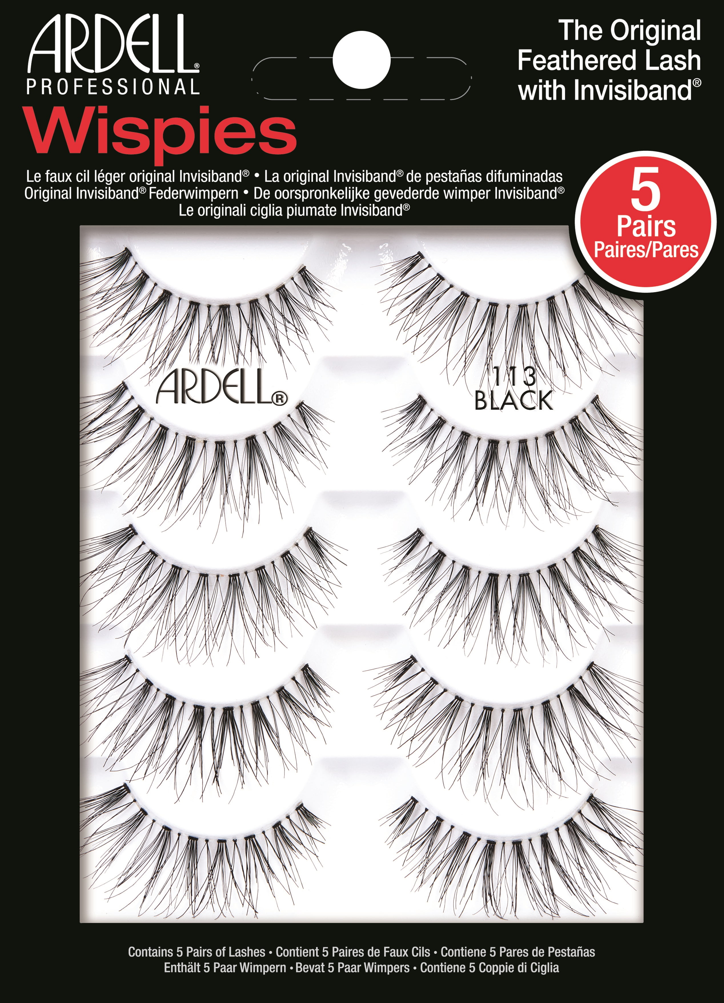 Ardell False Eyelashes, WiSalon Perfectie, 5 Pack