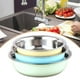 thumbnail image 4 of 3x Cuencos para mezclar de acero inoxidable Lavabo para lavar verduras Cuenco para mezclar anidado para 22 cm 24 cm 26 cm, 4 of 7