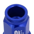 thumbnail image 4 of J2 Engineering LN-T7-023-15-BL J2 Engineering 7075 -T6 Forged Aluminum M12X1.5 20Pcs 40mm Height Open -End Lug Nut Sets w / Socket Adapter (Blue), 4 of 6