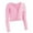 Pink, variant on Tops For Teens Autumn Winter Toddler Girls Long Sleeve Warm Solid Color Blouse Ballet Wrap Tops Velvet Dance Sweater Girls Long Sleeve Tops 3-4 Years 110