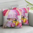 thumbnail image 3 of Spring Pink Pillow Covers Floral Throw Decorative Flower Pillow Covers Farmhouse Throw Pillowcases for Home Couch Sofa Decorations, 3 of 7