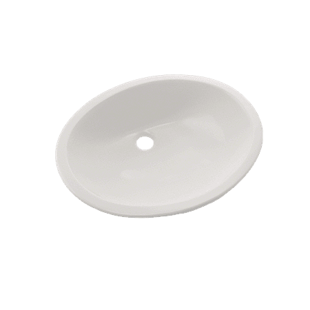 Toto Rendezvous Oval Undermount Bathroom Sink With Cefiontect Colonial White Lt579g 11
