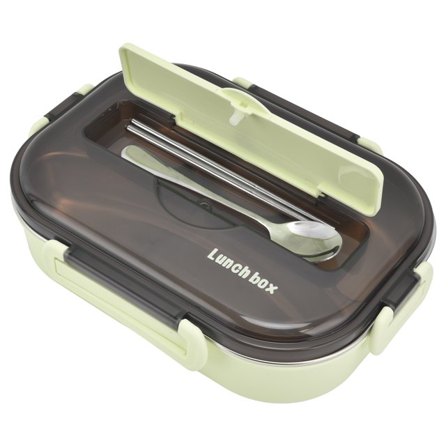 Insulated Lunch Box, Lightweight Portable Divider Lunch Box Keep Warm Function 304 Stainless Steel For School For Office For Outdoor Blue,Pink,Green
