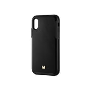 Modal - Back cover for cell phone - polycarbonate, thermoplastic polyurethane (TPU) - black - for Apple iPhone X