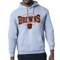 thumbnail image 3 of Men's Starter Heather Gray Cleveland Browns Team Track Graphic Pullover Hoodie, 3 of 3