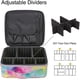 thumbnail image 3 of Makeup Bag Cosmetic Case Travel Storage Bag Portable Train Tools Organizer, 3 of 5