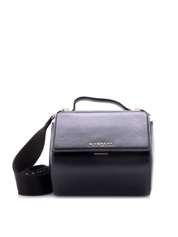 Pre-Owned Logo Strap Pandora Box Bag Leather Mini By Rebag