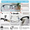thumbnail image 7 of MARE AZZURO Computer Reading Glasses Women Blue Light Blocking Readers 0 1.0 1.25 1.5 1.75 2.0 2.25 2.5 2.75 3.0 3.5 4.0 5.0 6.0 (Purple, 2.00) Composite Lens Anti Eye Strain, Glare, UV400, 7 of 7