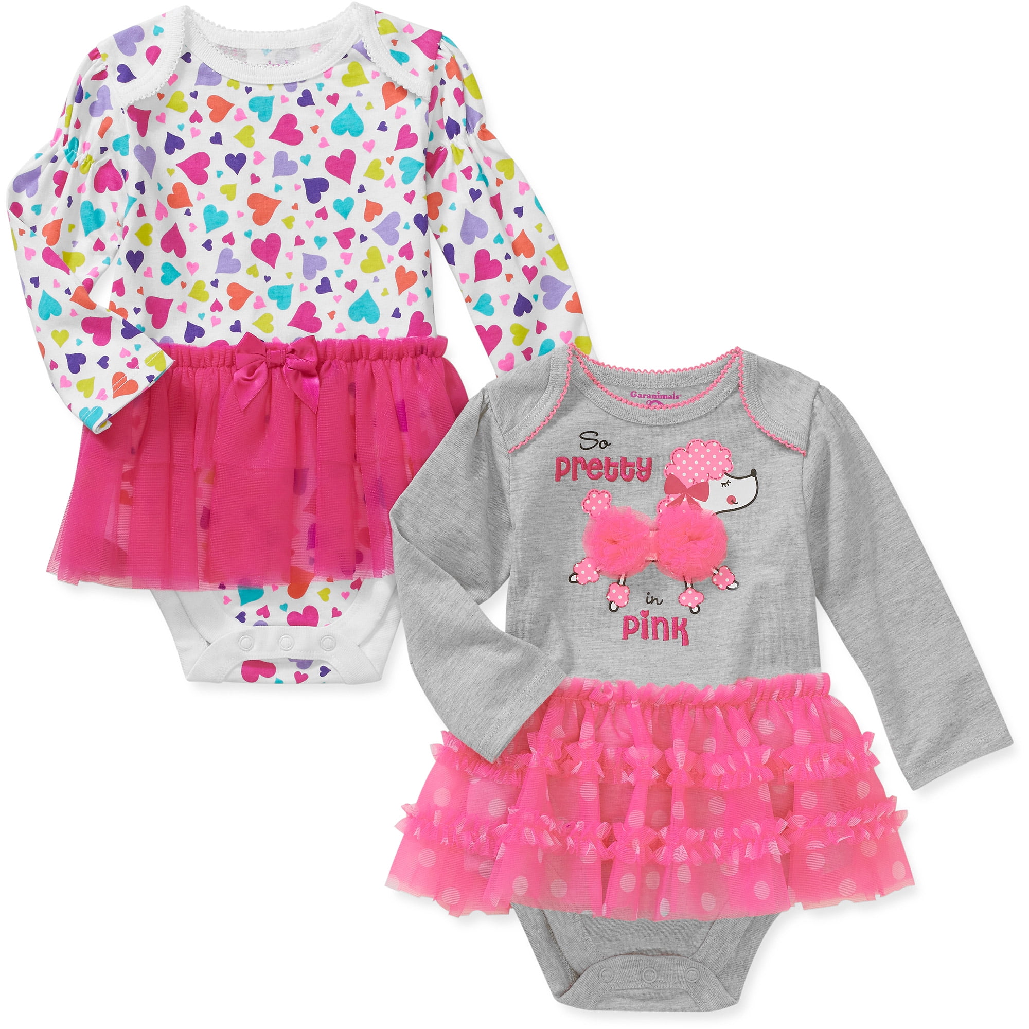 Garanimals Newborn Girl Tutu Creepers, 2