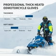 thumbnail image 6 of Savior Battery Heated Gloves for Men Women Savior Electric Rechargeable Motorcycle Warm Gloves Mittens for Cycling Skiing Snowmobile Hunting Camping Riding Raynaud & Arthritis Outdoor Hand Warmer, 6 of 8