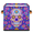 Multicolor 1, variant on CURLYOOT Sugar Skull Mexican Cube Storage Bin 11 Inch Fabric Storage Cube for Shelves Decorative Colorful Flowers Skeleton Foldable Basket with Leather Handle for Closet Shelves Organizer