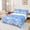 Blue, variant on Erosebridal Cartoon Soccer Twin Sheet Sets, Grey Square Grid Bedding for Boys and Girls, 3-Piece