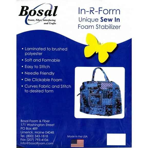 Bosal In-R-Form Sew In Foam Stabilizer - 36" x 58"